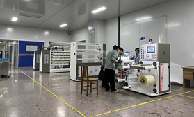 100头金拉线分条机,bopp烟膜拆封拉线机